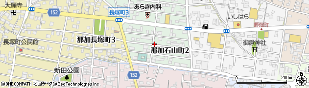 岐阜県各務原市那加石山町2丁目周辺の地図