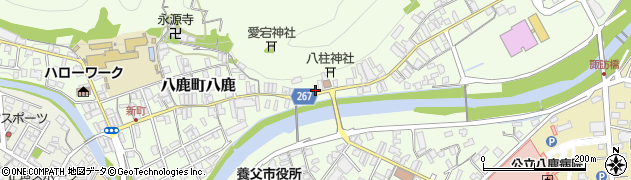 八鹿宮町周辺の地図