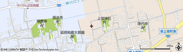 滋賀県長浜市東上坂町周辺の地図