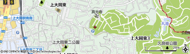 神奈川県横浜市港南区上大岡東周辺の地図