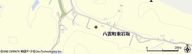 島根県松江市八雲町東岩坂周辺の地図