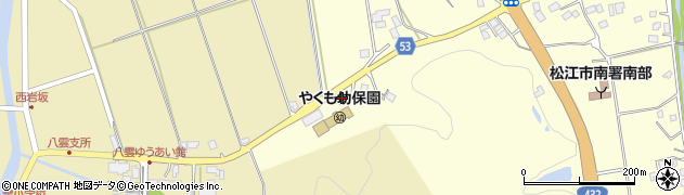 島根県松江市八雲町東岩坂117周辺の地図