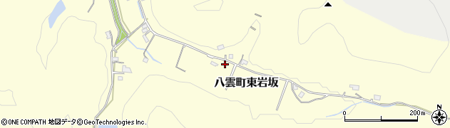 島根県松江市八雲町東岩坂1110周辺の地図