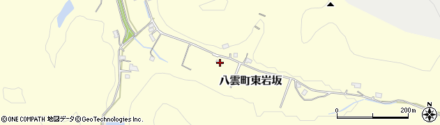 島根県松江市八雲町東岩坂1109周辺の地図