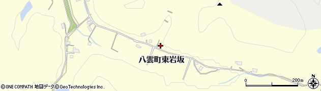 島根県松江市八雲町東岩坂1124周辺の地図