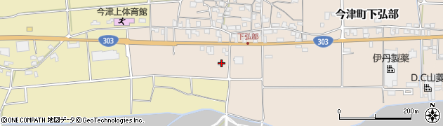 滋賀県高島市今津町下弘部627周辺の地図