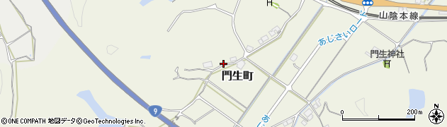 島根県安来市門生町周辺の地図
