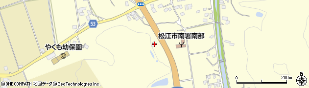 島根県松江市八雲町東岩坂365周辺の地図