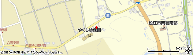 島根県松江市八雲町東岩坂118周辺の地図