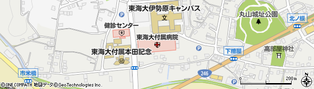 横浜銀行東海大学医学部付属病院 ＡＴＭ周辺の地図