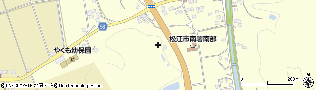 島根県松江市八雲町東岩坂364周辺の地図