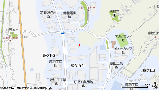 〒509-0249 岐阜県可児市姫ケ丘の地図