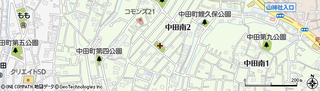 中田町第二公園周辺の地図