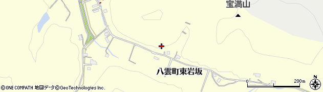 島根県松江市八雲町東岩坂1106周辺の地図