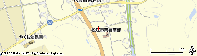 島根県松江市八雲町東岩坂354周辺の地図