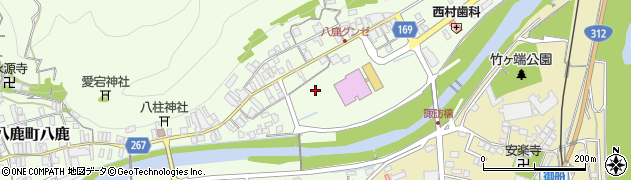 兵庫県養父市八鹿町八鹿周辺の地図