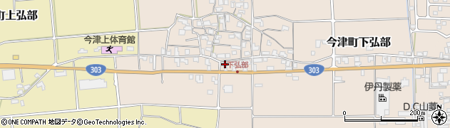 滋賀県高島市今津町下弘部583周辺の地図