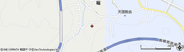 京都府舞鶴市堀389周辺の地図