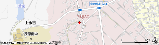 千葉県茂原市下永吉2424-1周辺の地図