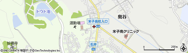 鳥取県米子市石井310周辺の地図