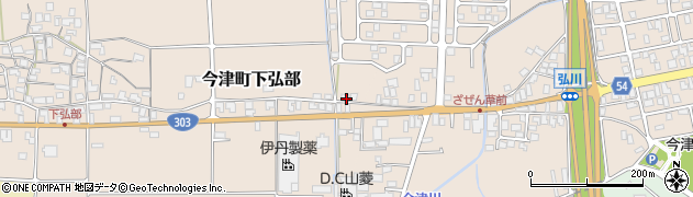 滋賀県高島市今津町下弘部1周辺の地図