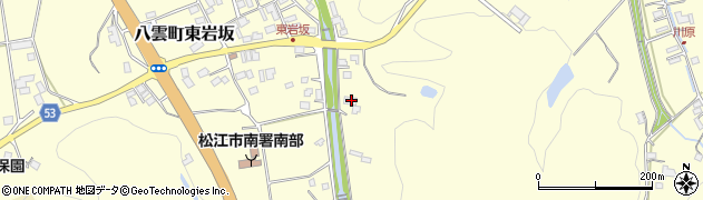 島根県松江市八雲町東岩坂705周辺の地図