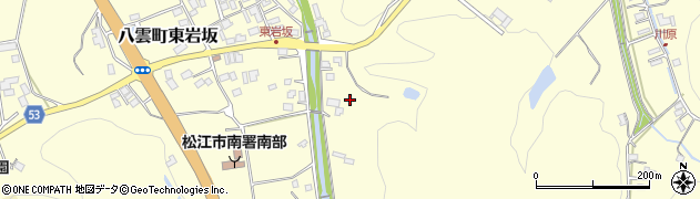 島根県松江市八雲町東岩坂703周辺の地図