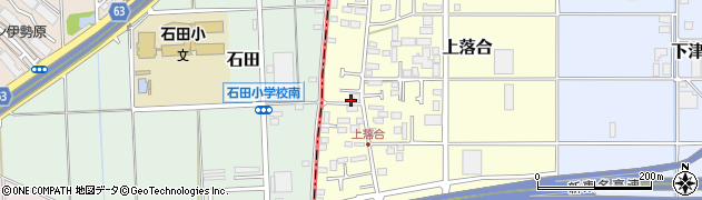 神奈川県厚木市上落合556周辺の地図