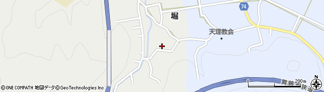京都府舞鶴市堀381周辺の地図