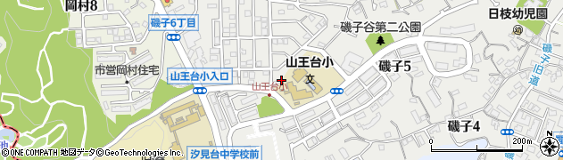 神奈川県横浜市磯子区磯子6丁目21周辺の地図