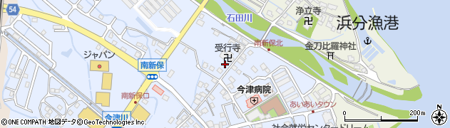 滋賀県高島市今津町南新保205周辺の地図
