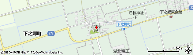 滋賀県長浜市下之郷町277周辺の地図