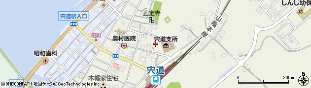島根県松江市宍道町宍道周辺の地図