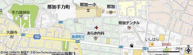 岐阜県各務原市那加石山町1丁目周辺の地図