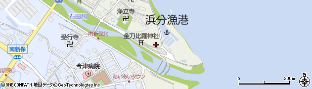 滋賀県高島市今津町浜分218周辺の地図