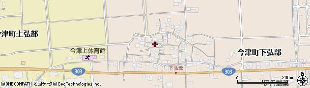 滋賀県高島市今津町下弘部677周辺の地図