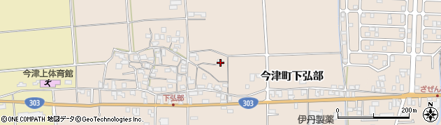滋賀県高島市今津町下弘部383周辺の地図