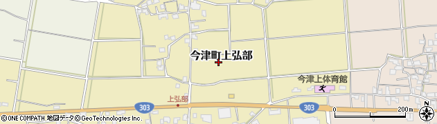 滋賀県高島市今津町上弘部周辺の地図