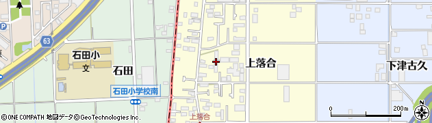 神奈川県厚木市上落合509周辺の地図