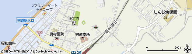 島根県松江市宍道町宍道1665周辺の地図