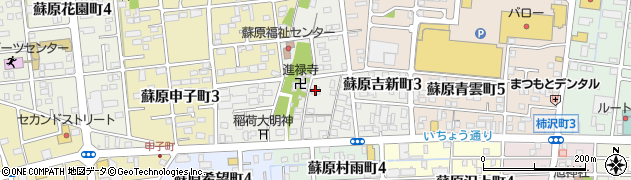 岐阜県各務原市蘇原吉新町周辺の地図