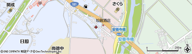 鳥取県米子市日原117周辺の地図