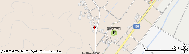 島根県安来市田頼町424周辺の地図