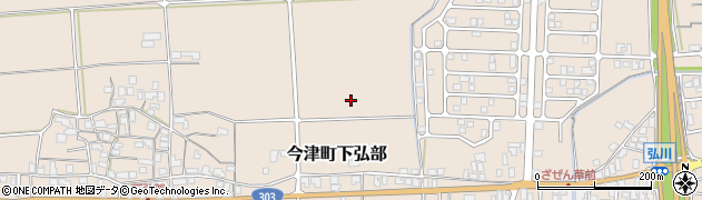 滋賀県高島市今津町下弘部周辺の地図