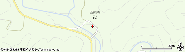 京都府綾部市五泉町（家尻）周辺の地図