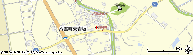 島根県松江市八雲町東岩坂290周辺の地図