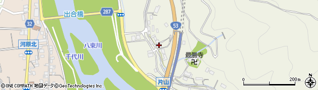 鳥取県鳥取市河原町片山181周辺の地図