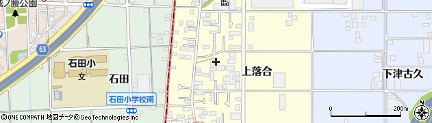 神奈川県厚木市上落合周辺の地図