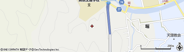 京都府舞鶴市堀周辺の地図