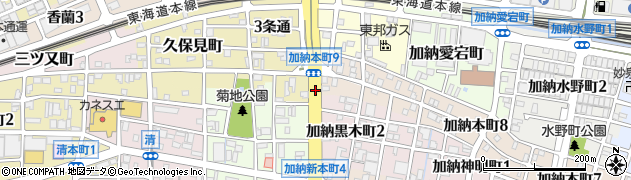 加納本町周辺の地図